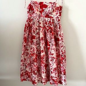 Gap NEW Pink & Red Floral Dress Size 8